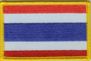 Thailand  Flaggenaufnäher