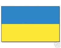Ukraine Stockflagge 30*45 cm
