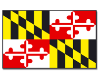 Outdoor-Hissflagge Maryland 90*150 cm