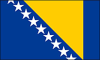 Autoflagge Bosnien Herzegowina