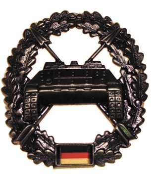 BW Barettabzeichen, "Panzerjägertruppe", Metall