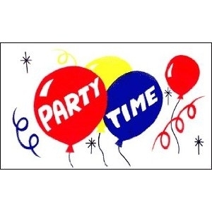 Partytime Flagge 60*90cm