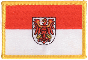 Brandenburg Flaggenpatch 4x6cm von Yantec