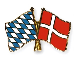 Freundschaftspin Bayern - Dänemark