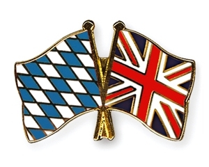Freundschaftspin Bayern - Großbritannien