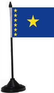 Tischflagge Kongo Kinshasa