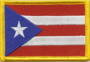 Puerto Rico Flaggenaufnäher