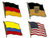Flaggenpins Länderfahnen