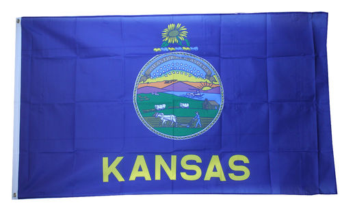 Kansas  Flagge 90*150 cm