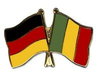 Deutschland - Mali  Freundschaftspin ca. 22 mm