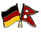 Deutschland - Nepal  Freundschaftspin ca. 22 mm