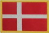 Dänemark  Flaggenaufnäher
