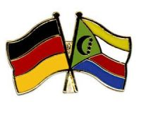 Deutschland - Komoren  Freundschaftspin ca. 22 mm