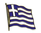 Griechenland  Flaggenpin ca. 20 mm