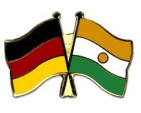 Deutschland - Niger  Freundschaftspin ca. 22 mm