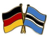 Deutschland - Botswana Freundschaftspin ca. 22 mm