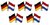 Deutschland - Niederlande Freundschaftspin ca. 22 mm