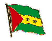 Sao Tome und Principe   Flaggenpin ca. 20 mm