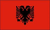 Albanien Stockflagge 30*45 cm