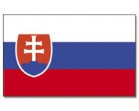 Slowakei Stockflagge 30*45 cm