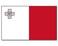 Malta Stockflagge 30*45 cm