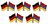Deutschland - Armenien  Freundschaftspin ca. 22 mm