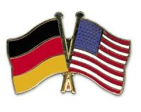 Deutschland - USA  Freundschaftspin ca. 22 mm