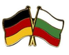 Deutschland - Bulgarien  Freundschaftspin ca. 22 mm