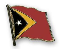 Timor-Leste  Flaggenpin ca. 20 mm