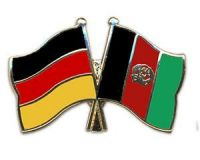 Deutschland - Afganistan  Freundschaftspin ca. 22 mm