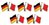 Deutschland - Bahrain  Freundschaftspin ca. 22 mm