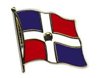 Dominikanische Republik  Flaggenpin ca. 20 mm