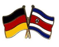 Deutschland - Costa Rica  Freundschaftspin ca. 22 mm