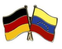 Deutschland - Venezuela  Freundschaftspin ca. 22 mm