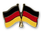 Deutschland - Deutschland  Freundschaftspin ca. 22 mm