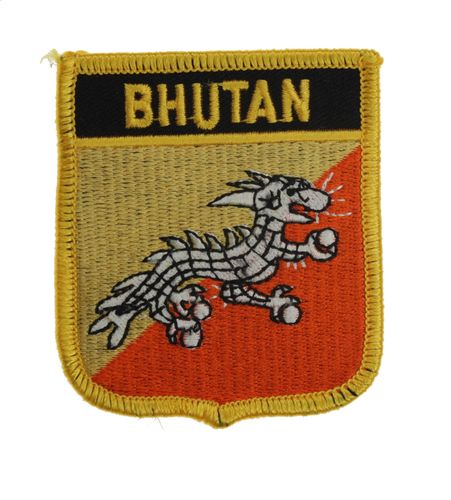 Bhutan  Wappenaufnäher