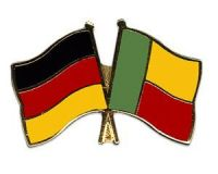 Deutschland - Benin  Freundschaftspin ca. 22 mm