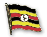 Uganda  Flaggenpin ca. 20 mm