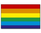 Regenbogen Stockflagge 30*45 cm