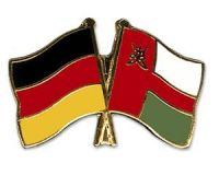 Deutschland - Oman  Freundschaftspin ca. 22 mm