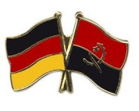 Deutschland - Angola  Freundschaftspin ca. 22 mm