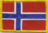 Norwegen Flaggenaufnäher