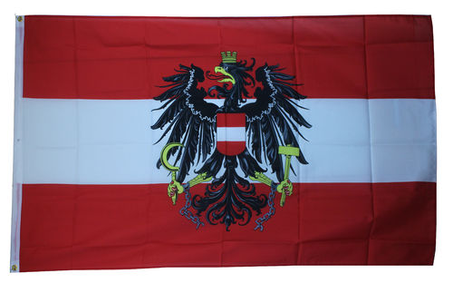 Österreich mit Adler Flagge 90*150 cm