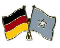Deutschland - Somalia  Freundschaftspin ca. 22 mm