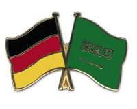 Deutschland - Saudi Arabien  Freundschaftspin ca. 22 mm