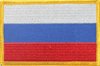 Russland  Flaggenaufnäher