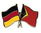 Deutschland - Timor-Leste  Freundschaftspin ca. 22 mm
