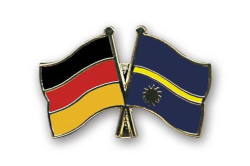 Deutschland - Nauru Freundschaftspin ca. 22 mm