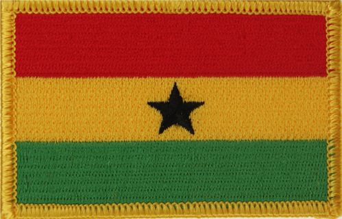 Ghana Flaggenaufnäher