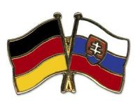 Deutschland - Slowakei  Freundschaftspin ca. 22 mm
